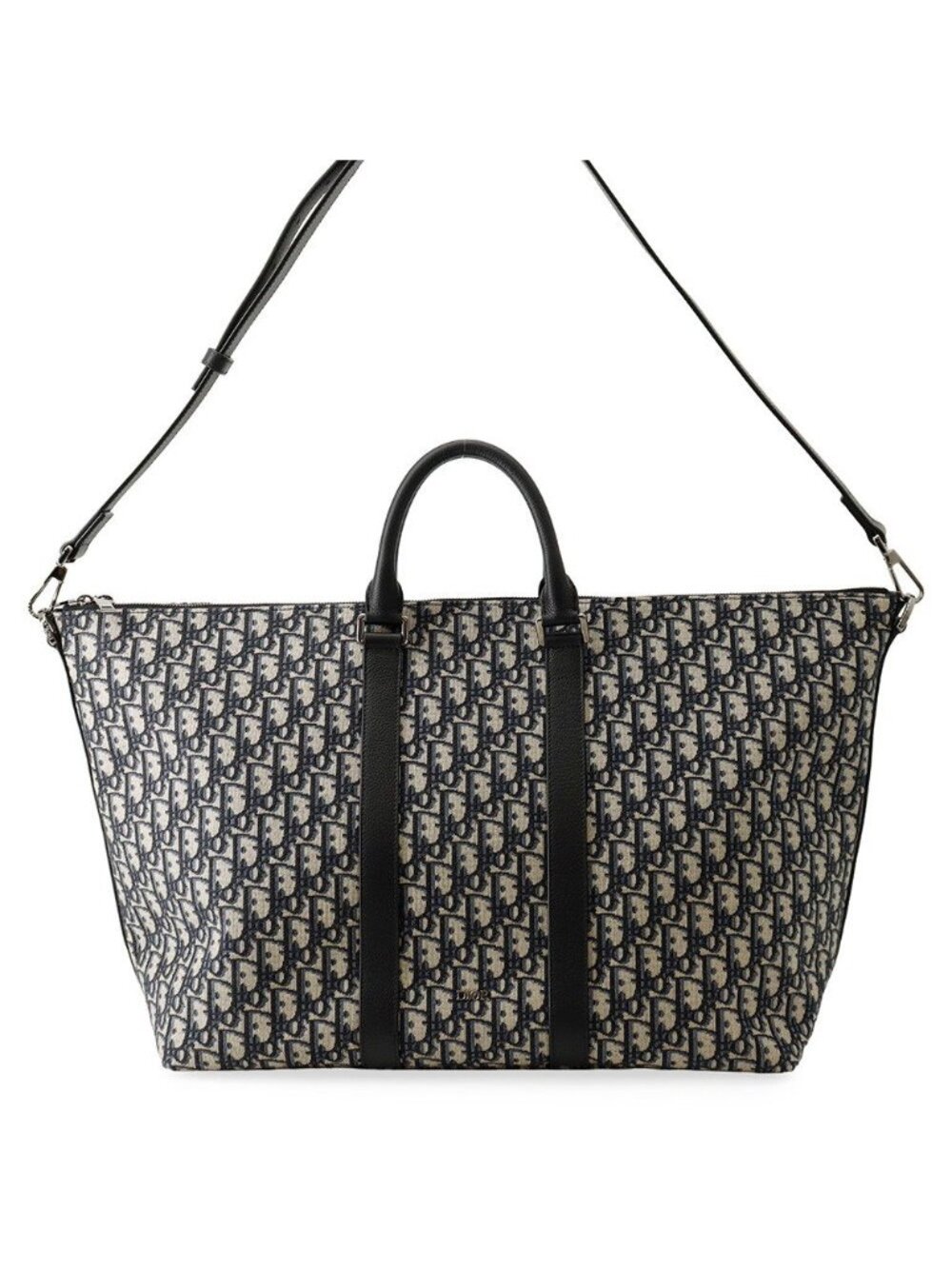 Dior Boston Bag Weekender 40 Oblique Trotter Black